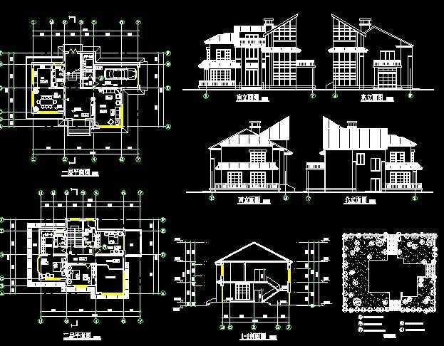 某别墅建筑设计图免费下载 - 工业、农业建筑 - 土木工程网